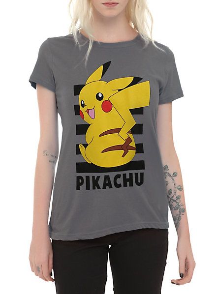 playeras DAMA pokemon pikachu
